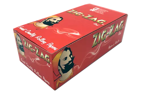 ZIG-ZAG Red Rolling Papers 50x50 69mm