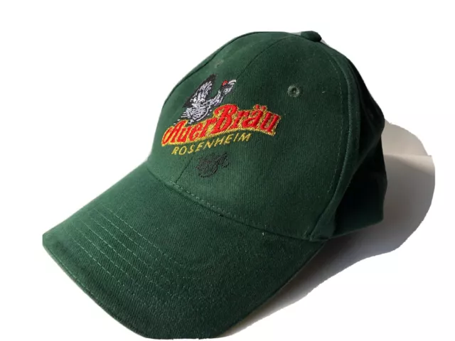cappellino auerbrau birra- Verde- Collezionismo-tedesca
