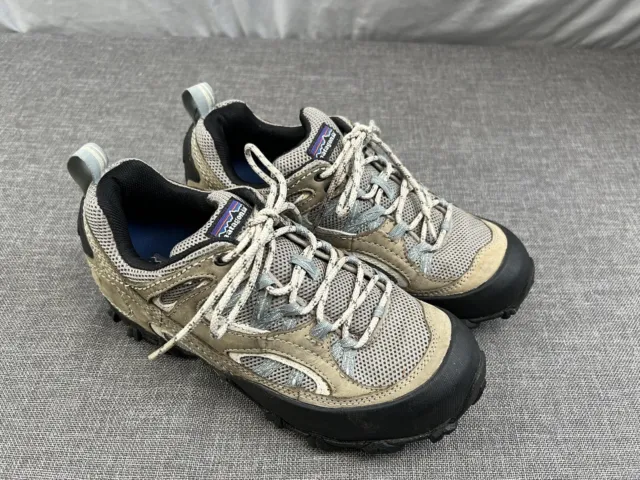 PATAGONIA DRIFTER A/C Women Size 7.5 Hiking Shoe Boot Vibram Sage Khaki ...