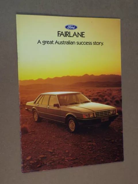 1983 Ford ZK Fairlane original Australian 8 page brochure