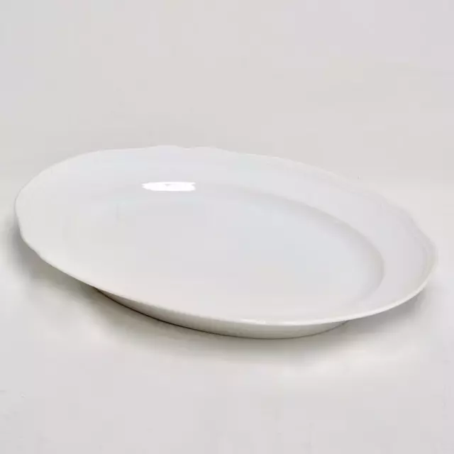 Richard Ginori White Antico Doccia Oval Serving Platter 14" B