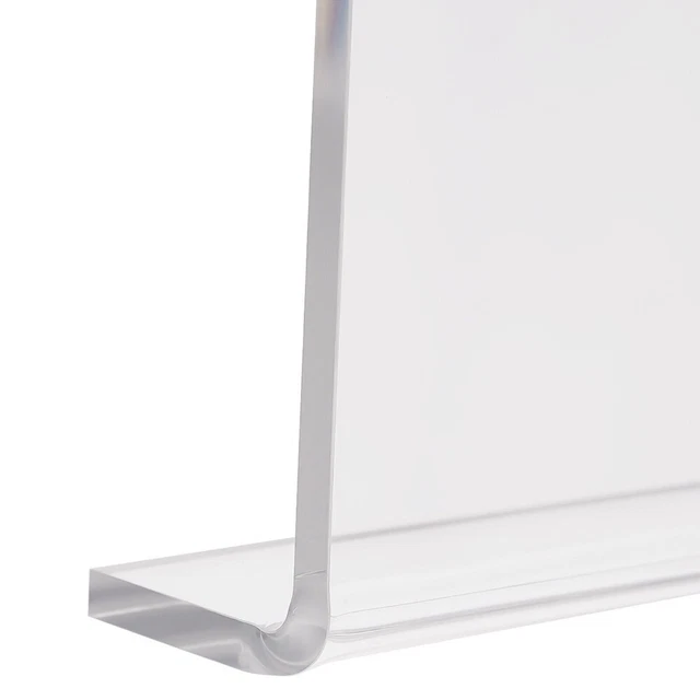 3 Tiers Transparent Clear Acrylic Hanging Bookshelf Brochure Holder Wall Mounted 2