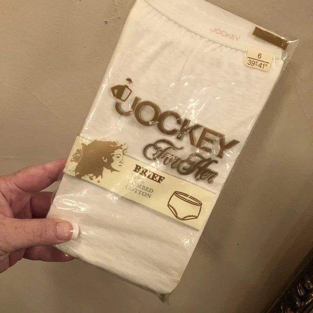 Vintage Deadstock 1987 Jockey For Her Brief 100% Combed Cotton Size 6