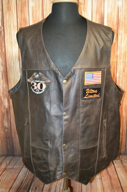 5 SKULL DOUBLE MOTORCYCLE BIKER MC CLUB CHAIN VEST EXTENDERS MADE IN