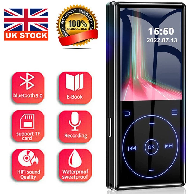 BLUETOOTH SUPPORT 128GB MP4/MP3 Lossless Music Player FM Radio Recorder