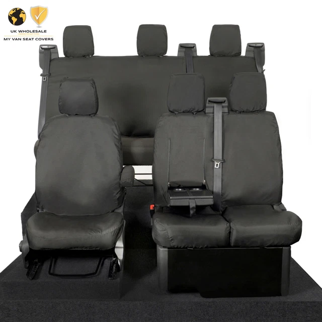 Housse Siège Cuir Synthétique Bremer Pour Renault Clio 4 - Coussin Assise Noir Coutures Rouges
