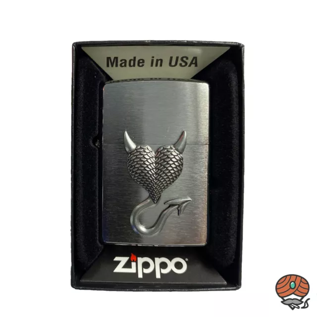 Zippo Benzin-Feuerzeug  Devil Heart, unbefüllt