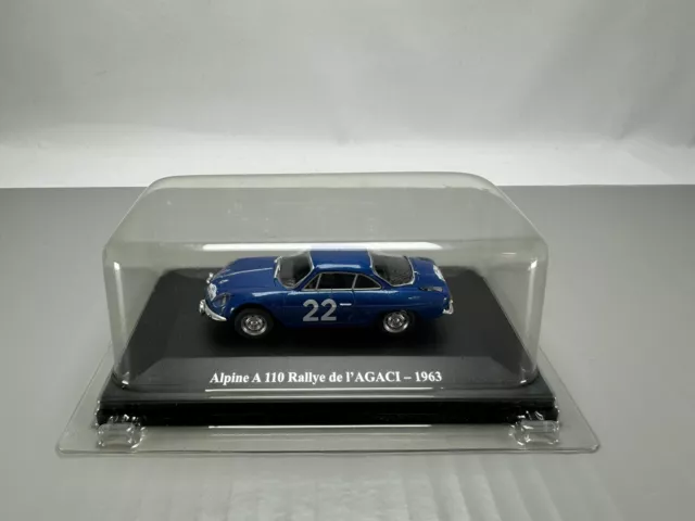 1/43 Hachette X Eligor Alpine A110 Rallye de L’AGACI 1963 (FF)