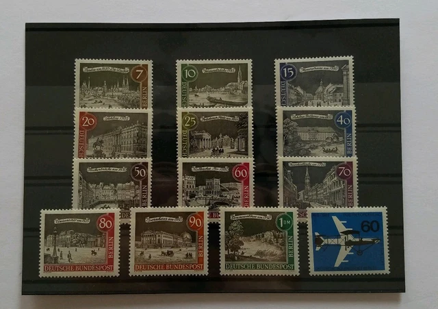 Germany BERLIN Complete Year 1962 Stamp Set Mint Never Hinged MNH German Stamps