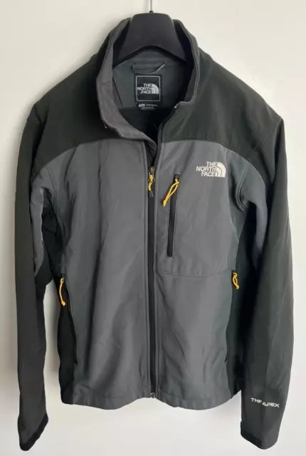 Giacca Cappotto Da Uomo North Face Small Medium S/M Parete a Brezza Grigio Apice Morbido #2