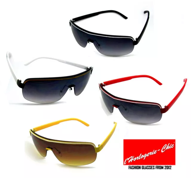 LUNETTES SOLEIL TOPCAR Rectangle Sport Carrera Mono Verre Mixte Bouclier Masque EUR 13 90 PicClick FR