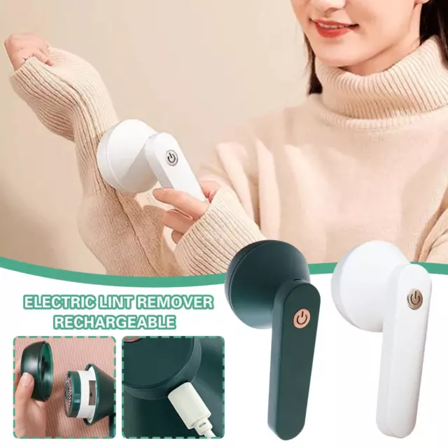 Electric Lint Remover Clothes Cleaner-Fabric Shaver USB Rechargeable W4Q8