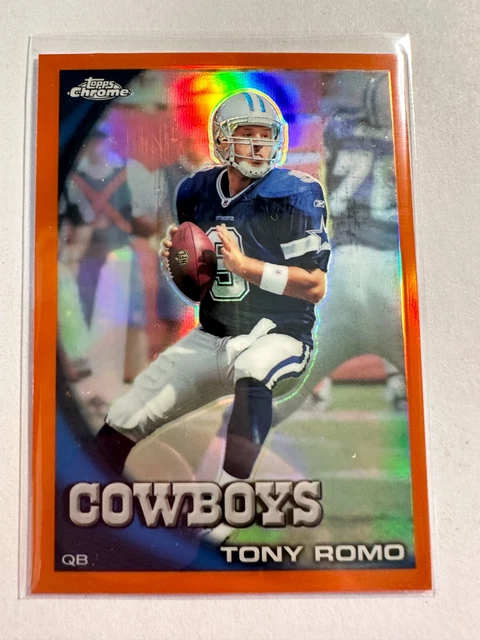 K96,479 - 2010 Topps Chrome Orange Refractors #C20 Tony Romo