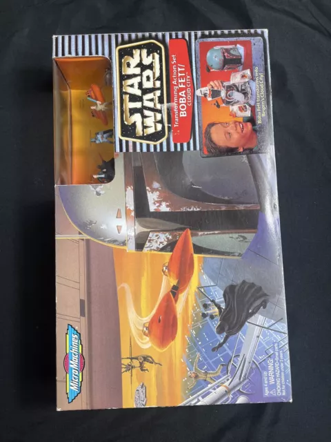 Star Wars Micro Machines Boba Fett Cloud City Transforming Action Set