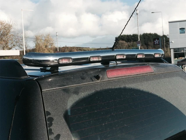REAR ROOF BEACON Light Bar + 3 Function LEDs For Ford Ranger 2012 ...