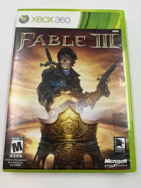 Fable III (Microsoft Xbox 360, 2010) Complete