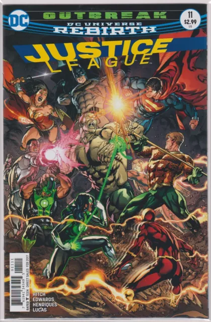 DC Comics Justice League #11 Rebirth Superman Batman Wonder Woman