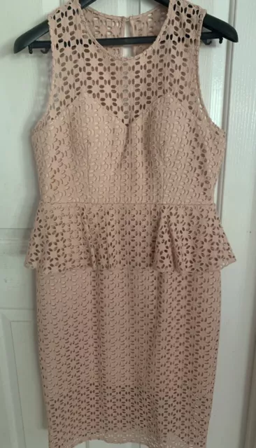 Thurley Lace Cocktail Dress Tea Rose/light pink sz 12 New with tags RRP $400