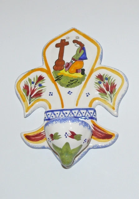 Bénitier Henriot Quimper - Pièces de forme