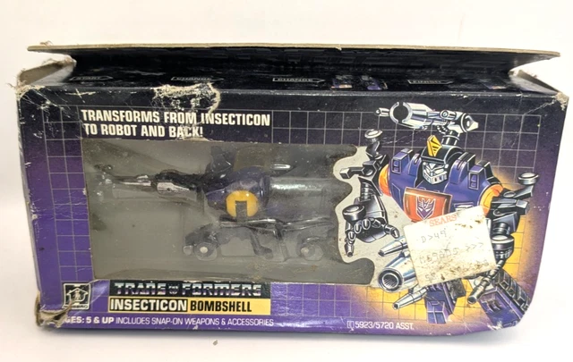 FIGURA INSECTICON BOMBSHELL G1 Transformer Nueva Sellada - RK503 EUR ...