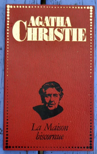 Agatha Christie, La maison biscornue, reliure faux-cuir, Edito-service, Genève,