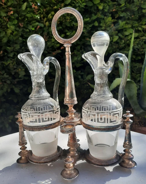 CHRISTOFLE pour la COMPAGNIE DES MESSAGERIES MARITIMES. DEUX