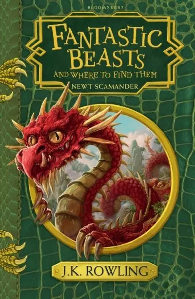 Fantastic beasts and where to find them: Hogwarts Library Book by J.K. Rowling