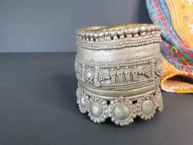 Old North African Bangal with Bells in Base & Brass Lining …beautiful collection 3