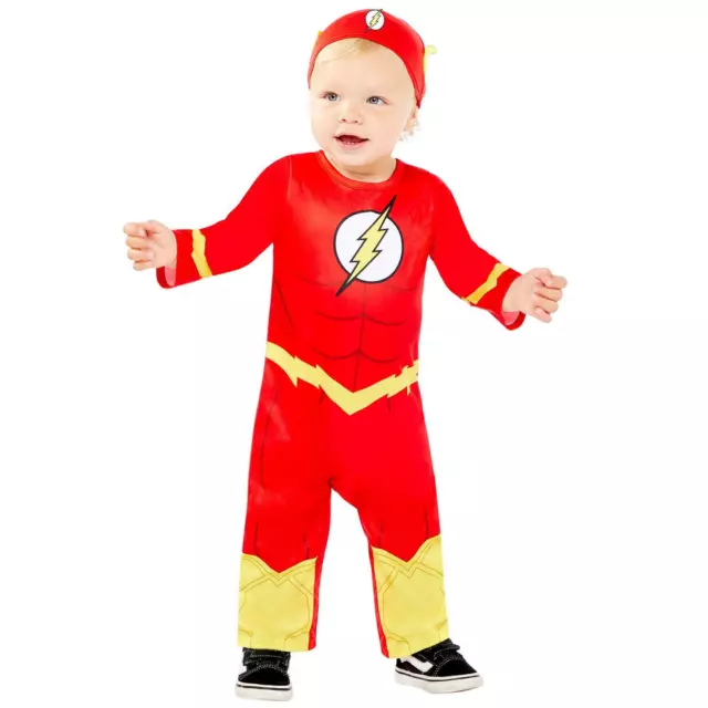 Bambini Ragazza Ragazzi Ufficiale Il Flash Fumetto Supereroe Costume