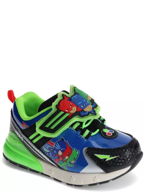 PJ Masks Toddler Boys License Light Up Athletic Sneaker, Sizes 7-12 NWT