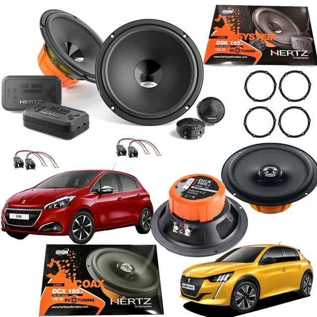 EvoTuning Kit Casse Altoparlanti per Fiat Grande Punto Anteriori 165mm compatibile con Hertz Dsk 165.3 Set 2 Woofer +2 Tweeter +2 Crossover +2 Anelli EvoTuning Kit Casse Altoparlanti per Fiat Grande Punto Anteriori 165mm compatibile con Hertz Dsk 165.3 Set 2 Woofer +2 Tweeter +2 Crossover +2 Anelli