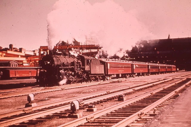 Duplicate  Train Slide Boston Maine #3677 No Station Boston