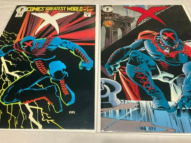 Comics Greatest World Week One X 1 1993 & X 1 1994 NM 9.4 Dark Horse Comics