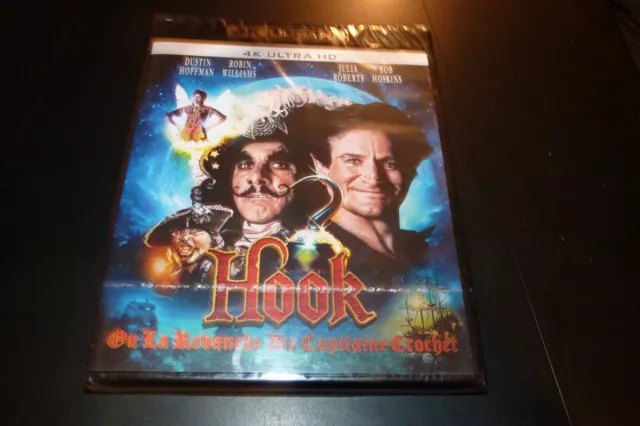 BLU-RAY 4K neuf "HOOK" Robin WILLIAMS, Dustin HOFFMAN / Steven SPIELBERG