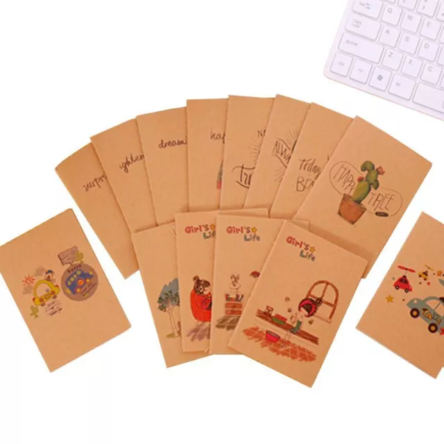 Mini Paper Notebook Cactus Animals Cute Notebooks School Supplies Gift 40Pcs/Lot