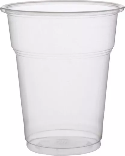 Ausschankbecher, Einwegbecher, Bierbecher Kunststoff transparent 0,3 l 800 St.