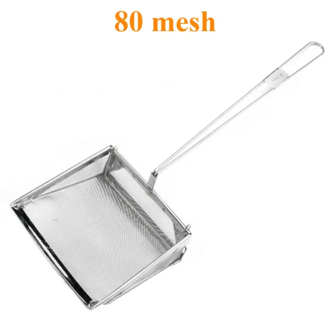 B GRADE 80 Mesh Commercial Skimmer 8" / 20cm Square Fat Oil Skimmer Fish & Chip