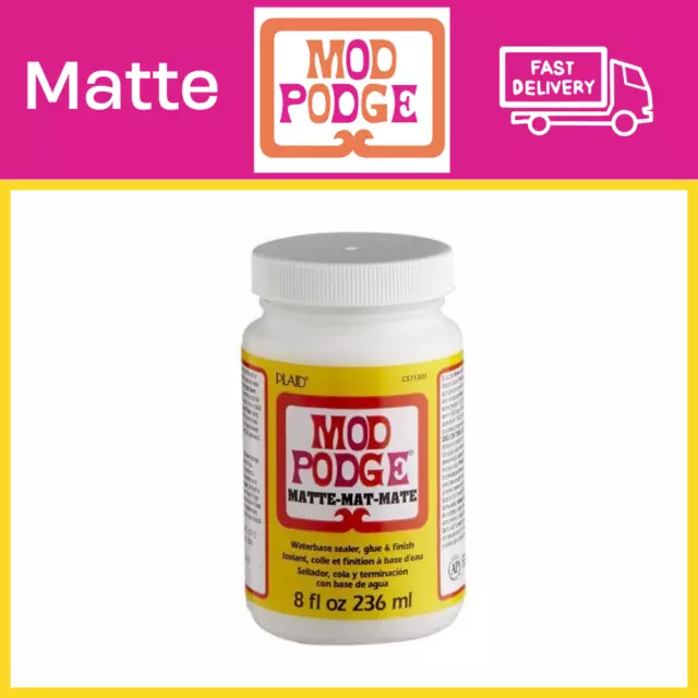 Mod Podge All-In-One Glue/Sealer Medium - Matte Finish - 236ml (8oz) - CS11301