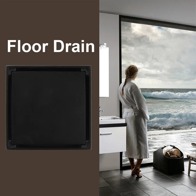 Colador de drenaje de piso de cobre para ducha Siphon De SolBlack para cocina