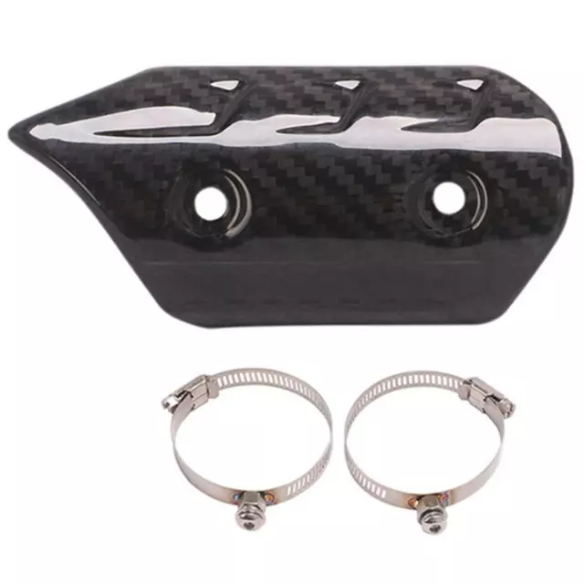 Motorcycle Exhaust Tail Pipe Heat Shield Protector Guard Anti-scalding Cover Kit