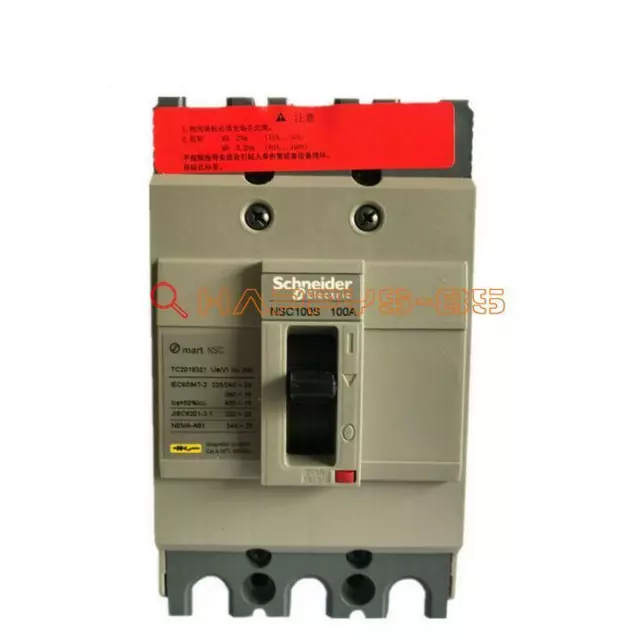 1Pcs Plastic Shell Circuit Breaker NSC100S 3P 16 20 32 40 60A 75A 80A 100A
