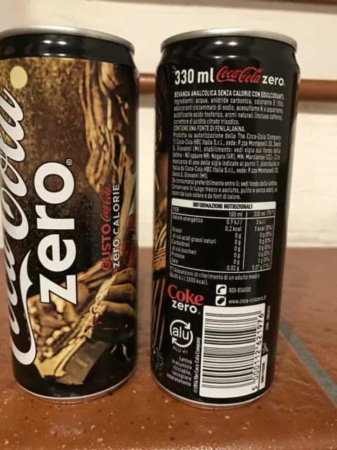 Coca Cola Zero Serie "Taste The Felling" 330 ml Lattina foto inserzione:leggI