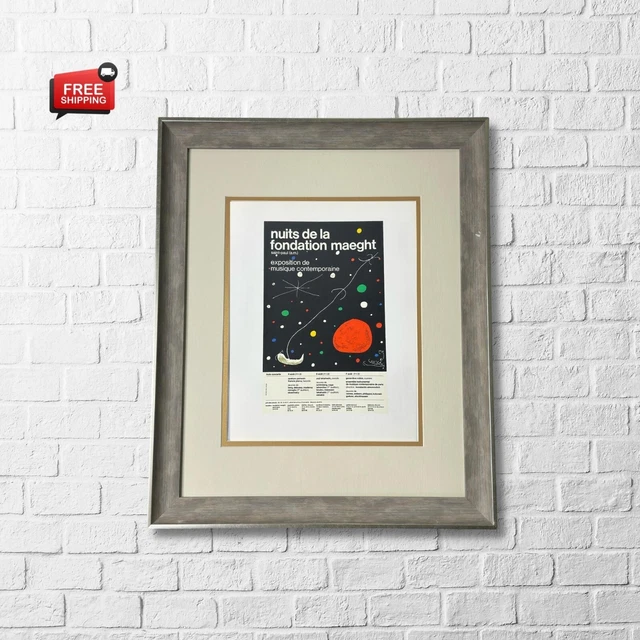 Joan Miro "NUITS  DE LA FONDA" Exhibition Offset Lithography - Exhibition Poster