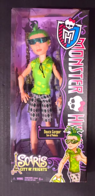 Deuce Gorgon Monster High Scaris City of Frieghts new