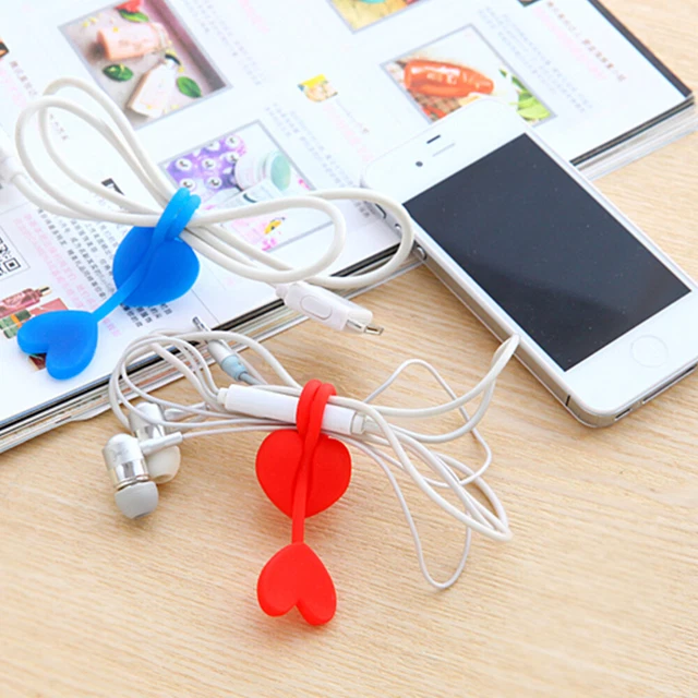 5 Pcs Liens De Chargeur Téléphone Fil Organisateur Écouteur