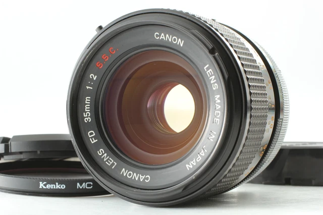 Concave "O" [N MINT ] Canon FD 35mm f2 S.S.C. SSC MF Wide Lens from JAPAN #BH22