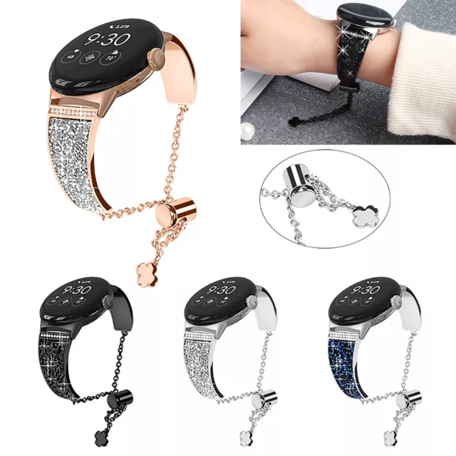 Diamond Armband Uhrenarmband für Google Pixel Watch Ersatz Armband Band Strap