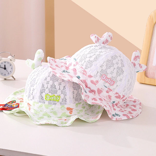Cappello in rete traspirante bambino estate ragazzi ragazze cappello a secchio neonato bambino cappello da sole cappello