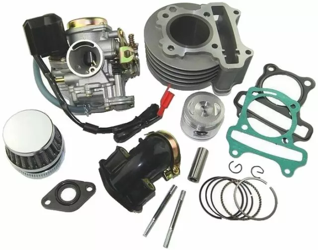 80cc BIG BORE BARREL KIT CARB COMPLETE for SUPERBYKE POWERMAX 50 4STROKE GY6