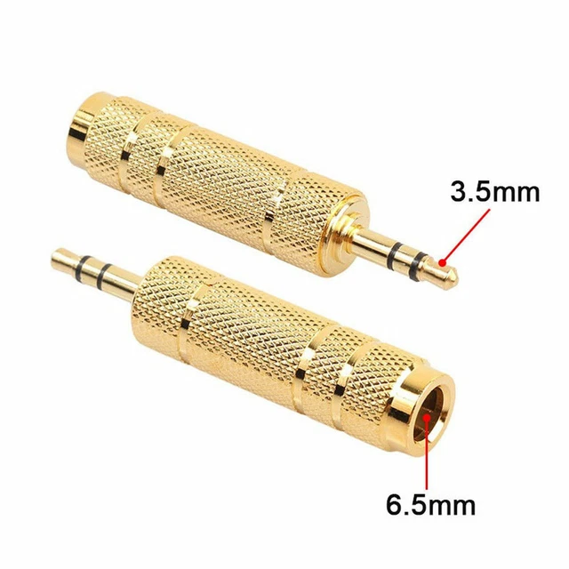 Adaptateur Jack 6,35 Mm Mâle Vers Femelle 3,5 Mm, Prise Casque Audio Pour Table De Mixage Audiopiano Electriqueclavier 88960802